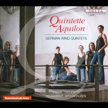 German Wind Quintets; Eisler, Hindemeth, Klughardt, Stockhausen / Aquilon Quintet