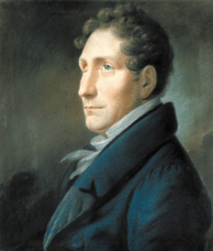 Friedrich Kuhlau, composer (pastel by Christian Horneman from 1828)