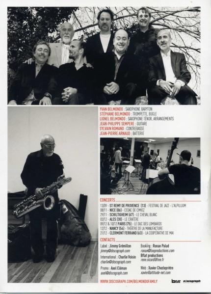 Belmondo Family Sextet: Mediterranean Sound - Back Cover