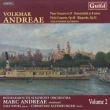 Volkmar Andreae, Orchestral works, Vol. 2: Concertos
